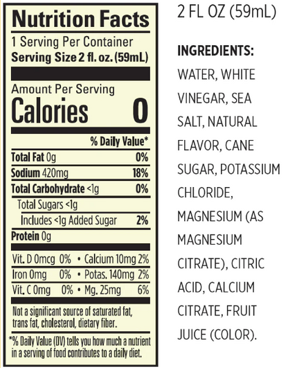 SuckerPunch Pickle Juice Hydration Shot 2oz Btl
