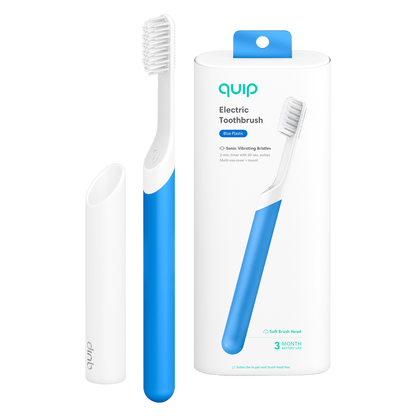 Quip Plastic Electric Toothbrush Blue 1ct