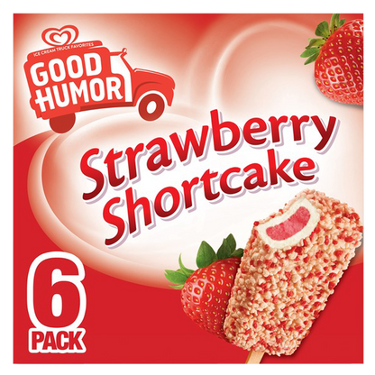 Good Humor Strawberry Shortcake Frozen Dessert Bars 6ct