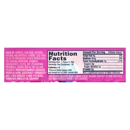 Orbit Bubblemint Gum 12ct