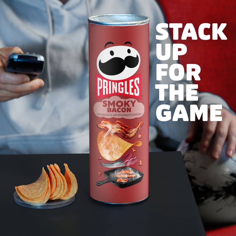 Pringles Smoky Bacon, 5.5 oz