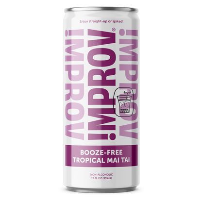 !mprov Booze-Free Tropical Mai Tai 4pk 12oz Can