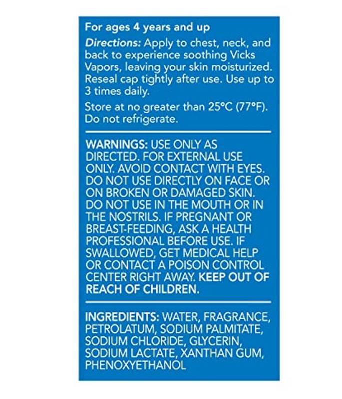 Vicks VapoStick, Invisible Solid Balm with Soothing Vicks Vapors, Non-Medicated, 1.25 Oz