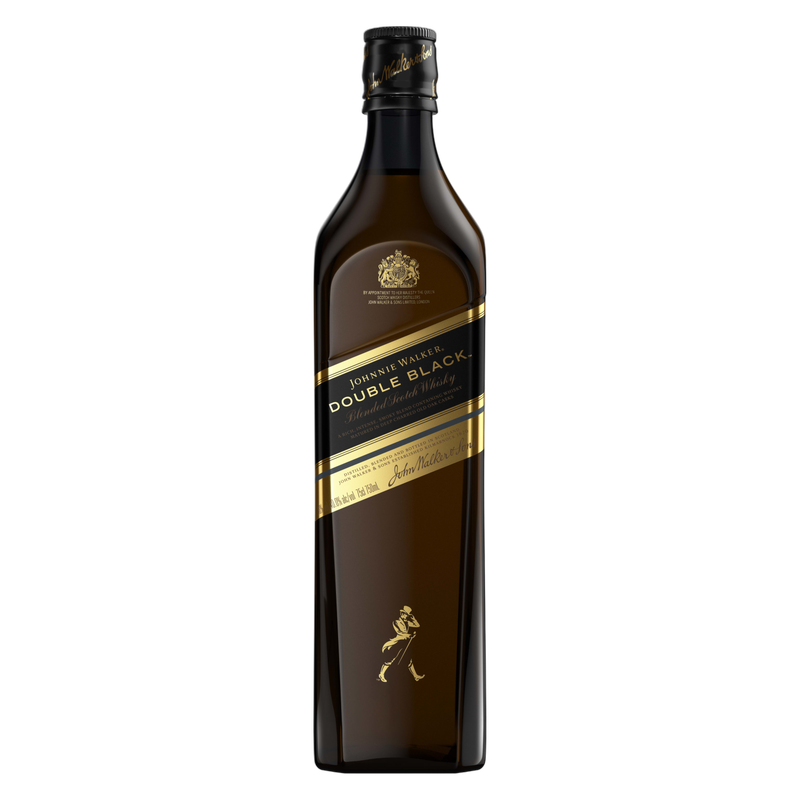 Johnnie Walker Double Black Label Blended Scotch Whisky, 750 mL