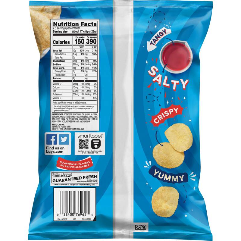 Lays Salt & Vinegar 2.5oz
