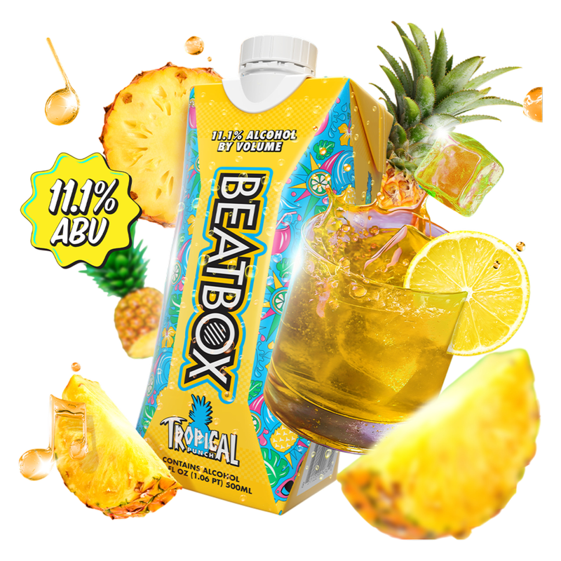 BeatBox Tropical Punch 500ml 11.1% ABV Wine Party Punch
