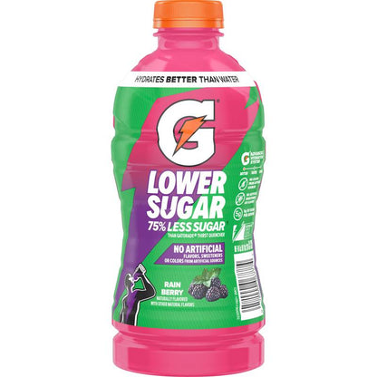 Gatorade Lower Sugar Rain Berry 28oz Btl