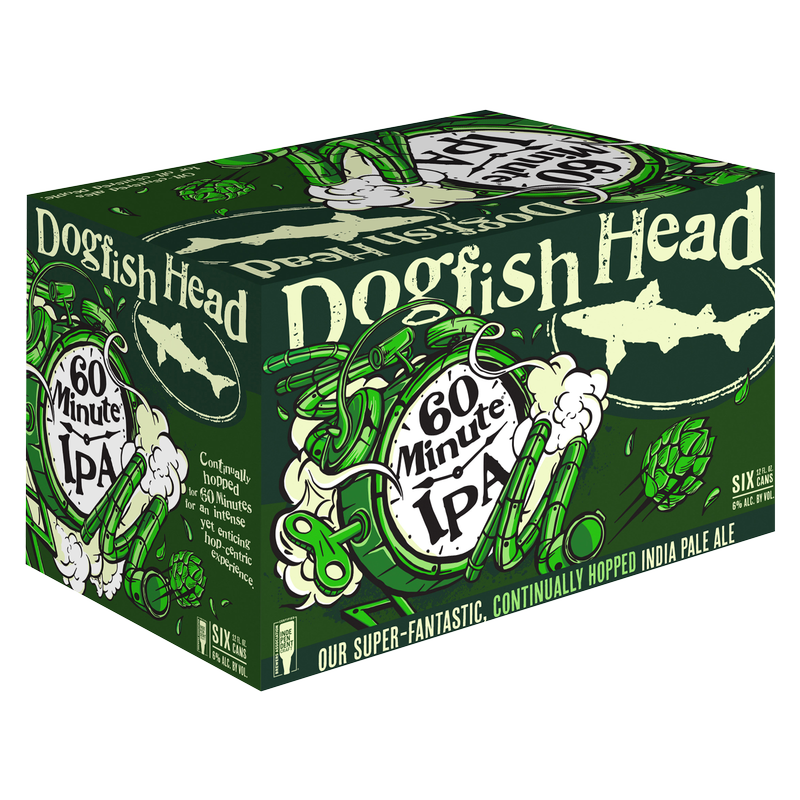 Dogfish Head 60 Minute IPA 6pk 12oz Can 6.0% ABV