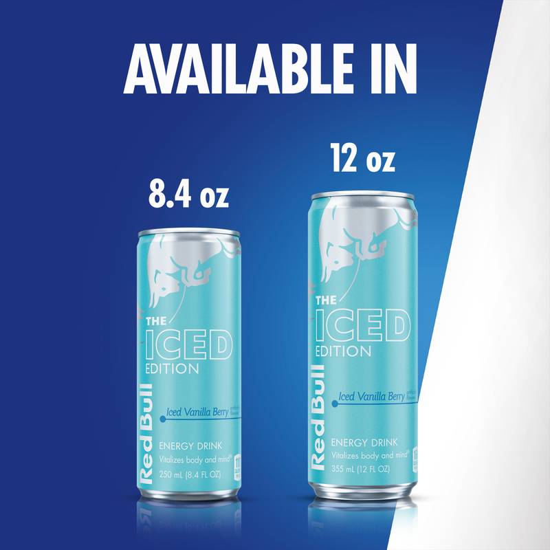 Red Bull Iced Vanilla Berry Energy Drink 12oz Can