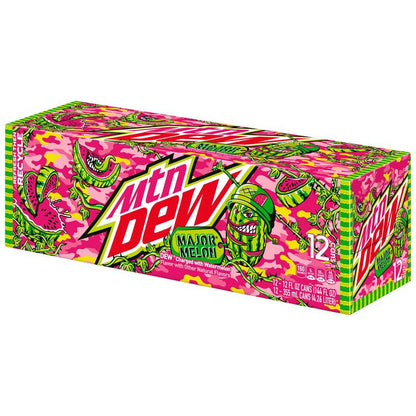 Mountain Dew Major Melon 12pk 12oz Can