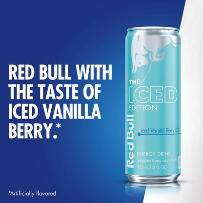 Red Bull Iced Vanilla Berry Energy Drink 12oz Can