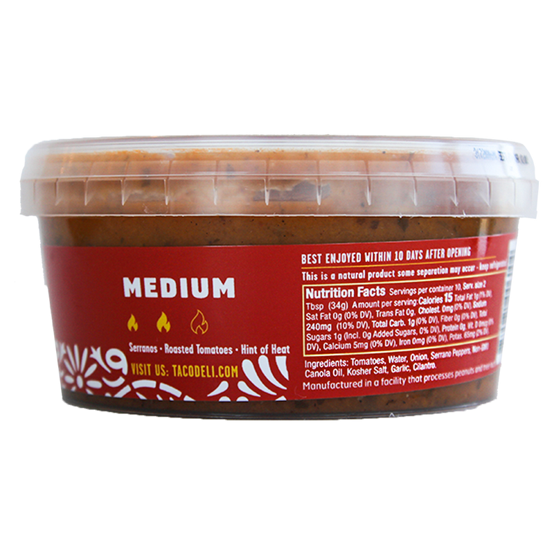 Tacodeli Salsa Roja 12oz
