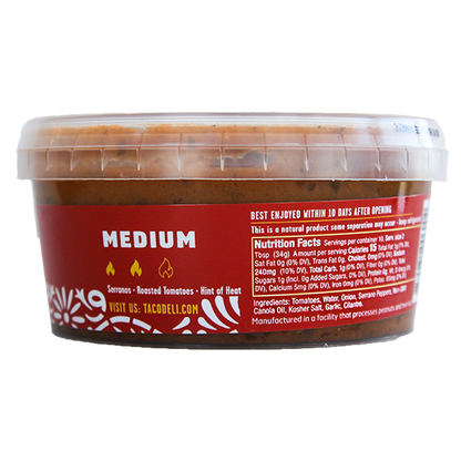 Tacodeli Salsa Roja 12oz