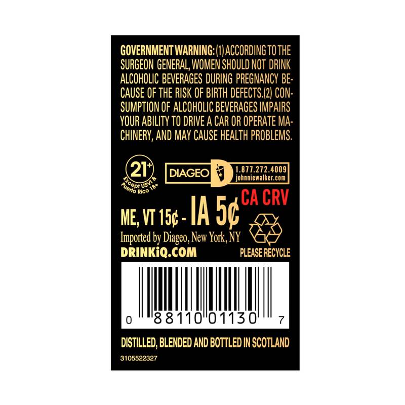 Johnnie Walker Black Label Scotch 750ml (80 Proof) - Johnnie