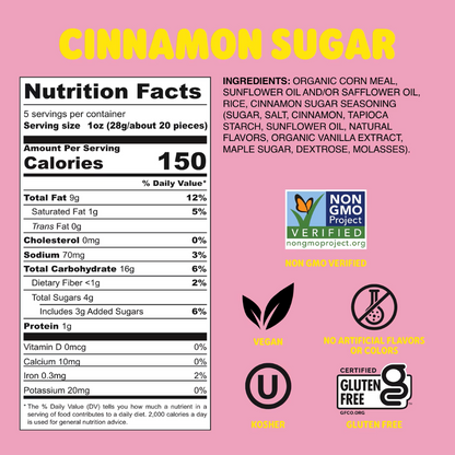 Good Eat'n Cinnamon Sugar Puffs, 5oz