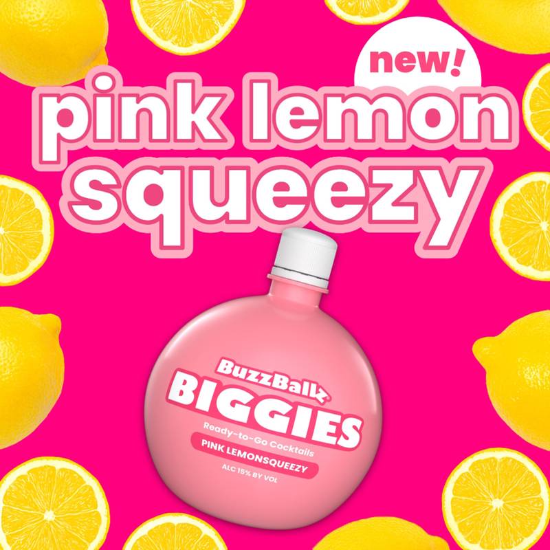 Buzzballz Biggies Pink Lemonsqueezy 1.75L - BuzzBallz – BevMo!
