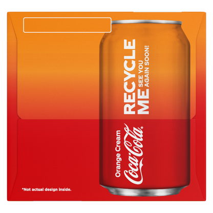 Coca-Cola Orange Cream 12pk 12oz Can