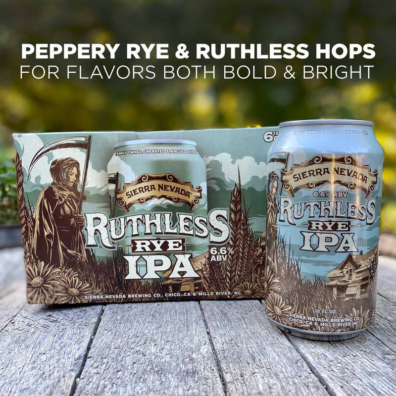 Sierra Nevada Ruthless Rye IPA 6pk 12oz Cans