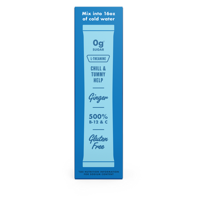 Waterboy Weekend Recovery, Blue Raspberry, 8ct