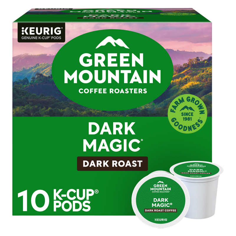 Green Mountain Coffee Roasters Dark Magic K-Cup Pods, Dark Roast Coffee 10ct