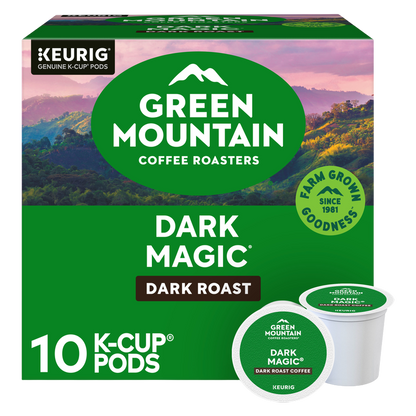 Green Mountain Coffee Roasters Dark Magic K-Cup Pods, Dark Roast Coffee 10ct