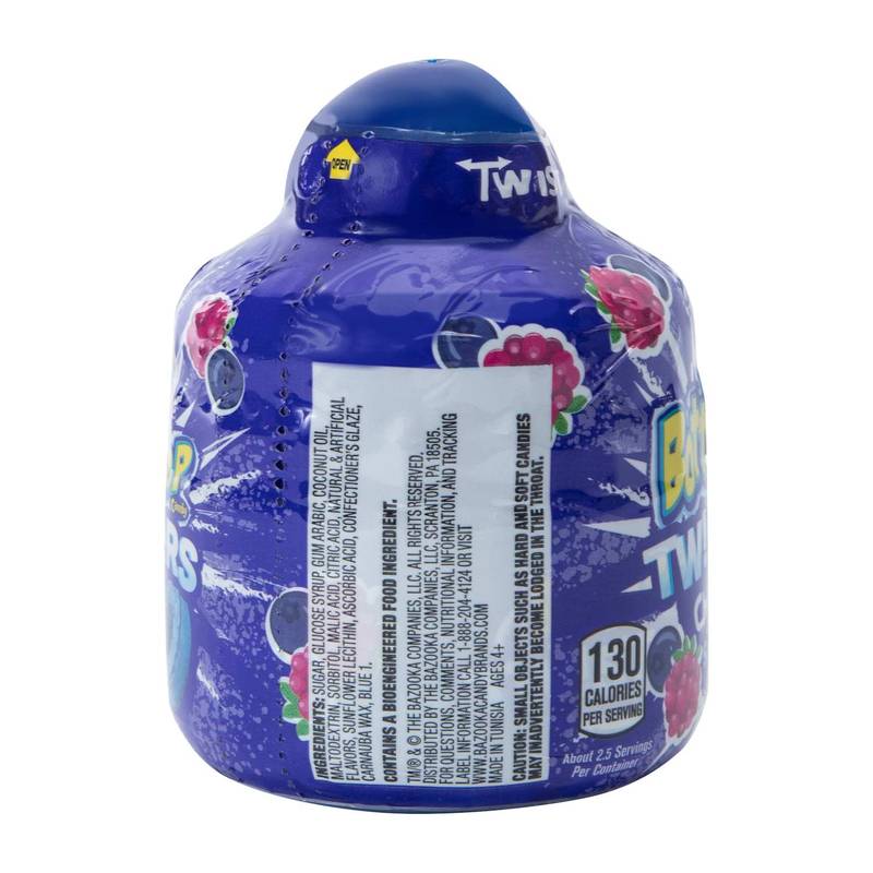 Baby Bottle Pop, Twisters, Assorted Fruity Flavors, Chewy Candy, 2.7 oz