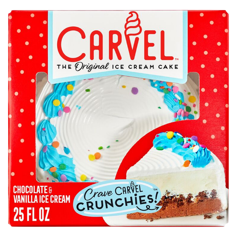 Carvel Ice Cream Cake Chocolate and Vanilla Ice Cream (Serves 5)