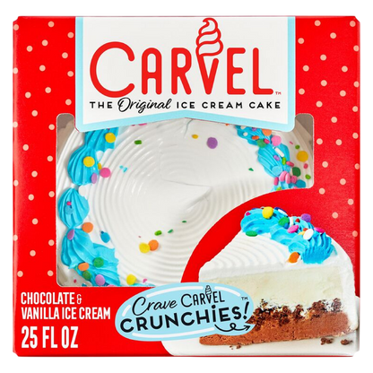 Carvel Ice Cream Cake Chocolate and Vanilla Ice Cream (Serves 5)