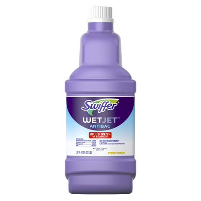 Swiffer WetJet Antibacterial Liquid Refill, Fresh Citrus