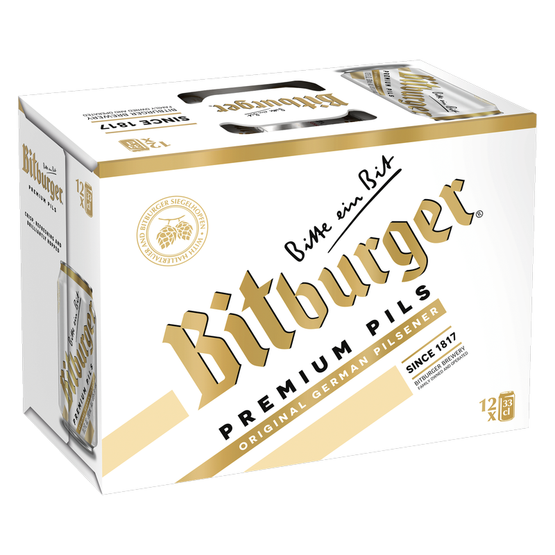 Bitburger Premium Pilsner 12pk 11.2oz Can