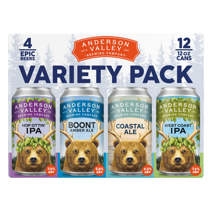 Anderson Valley Variety Pack 12pk 12oz Can