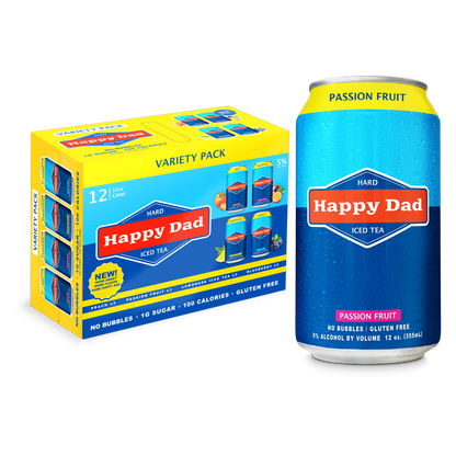 Happy Dad Hard Tea Variety Pack 12pk 12oz Can