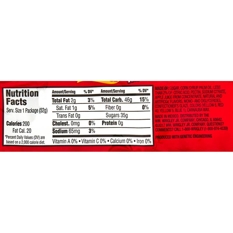 Starburst Minis Original Unwrapped 1.85oz