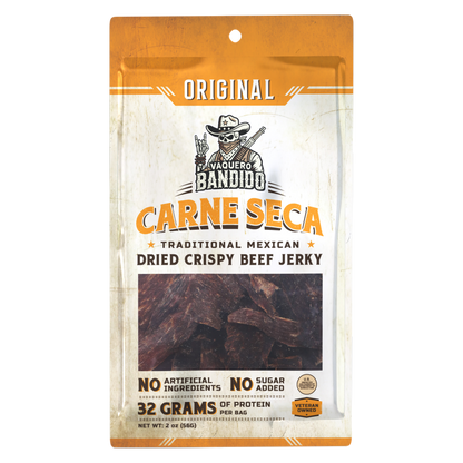 Vaquero Bandido Original Carne Seca, 2oz
