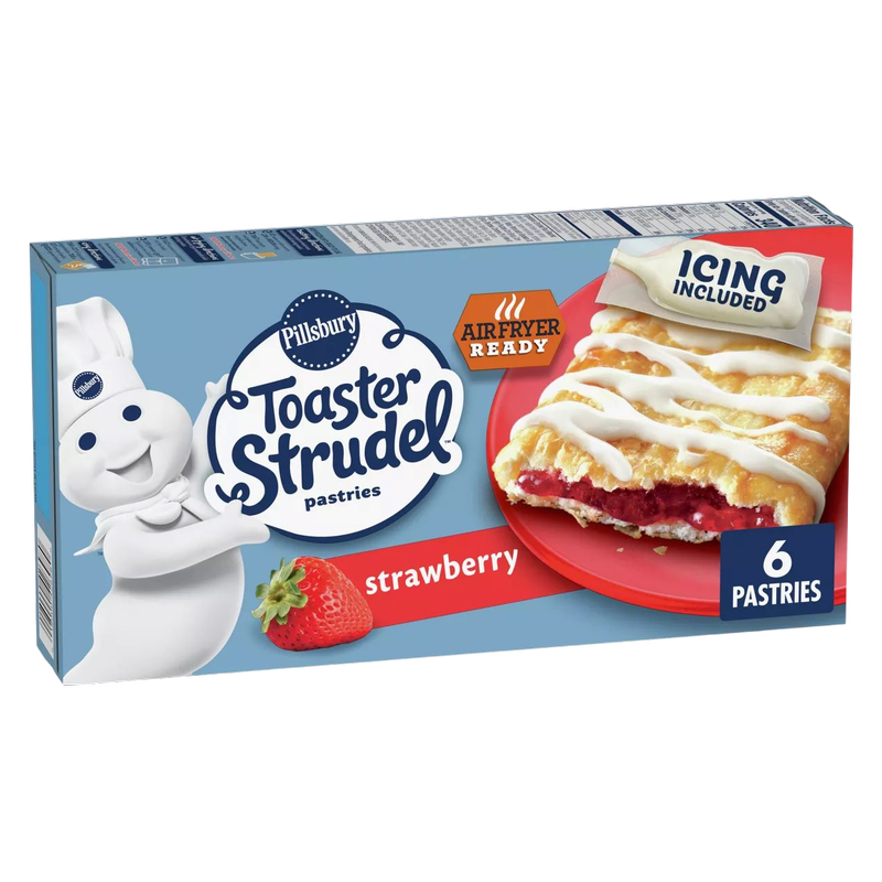 Pillsbury Frozen Strawberry Toaster Strudel, 6ct