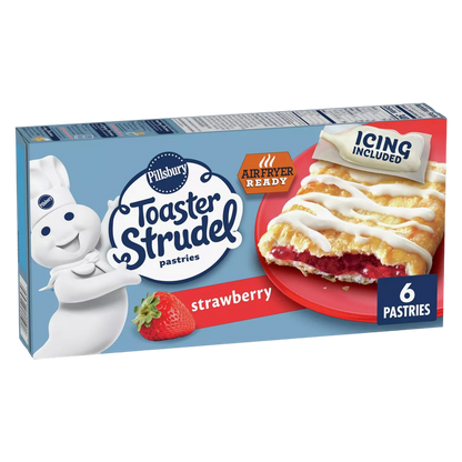 Pillsbury Frozen Strawberry Toaster Strudel, 6ct