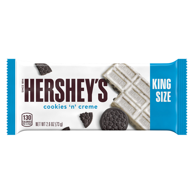 Hershey's Cookies 'n' Creme Bar King Size 2.6oz