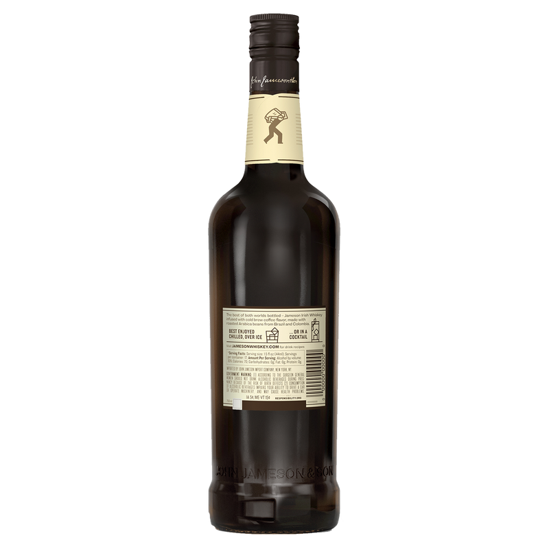 Jameson Cold Brew Irish Whiskey 750ml (60 Proof) - Jameson – BevMo! Jameson Cold Brew Irish Whiskey 750ml (60 Proof) - Jameson – BevMo!