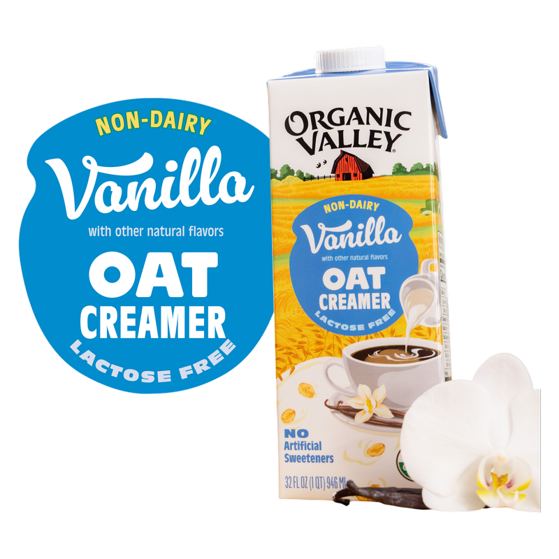 Organic Valley Vanilla Oat Creamer 32oz Ctn