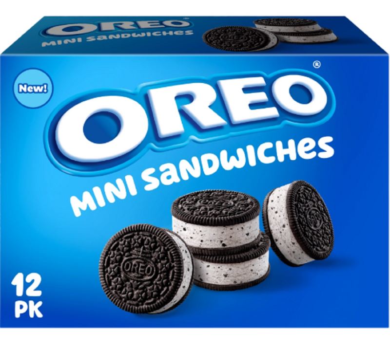 OREO Frozen Dairy Mini Dessert Sandwiches, 12ct