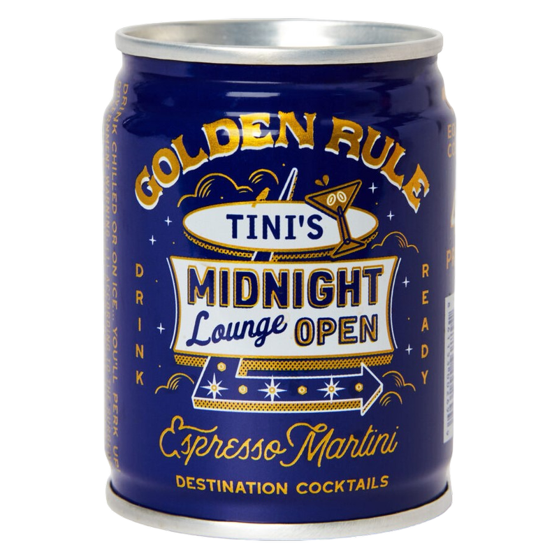Golden Rule Espresso Martini 4pk 100ml Can 24% ABV