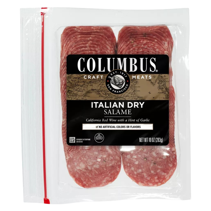 Columbus Sliced Dry Salame