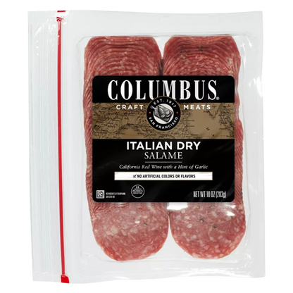 Columbus Sliced Dry Salame