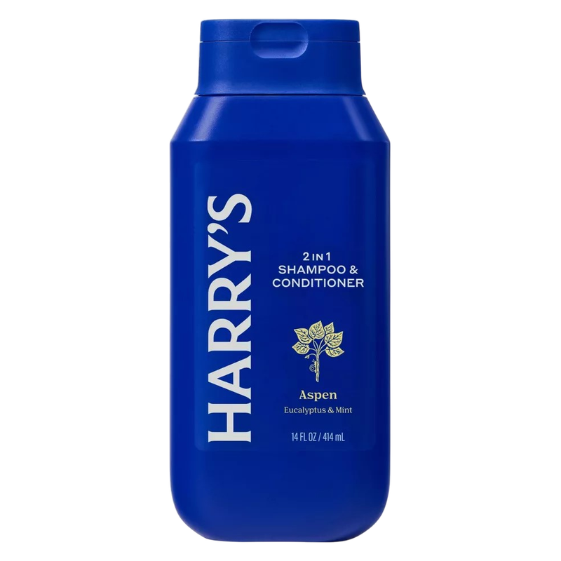 Harry's Men's 2 in 1 Shampoo and Conditioner, Aspen, 14oz