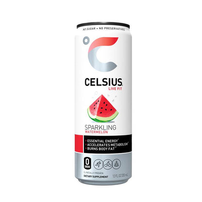 CELSIUS Sparkling Watermelon Essential Energy Drink 12oz Can
