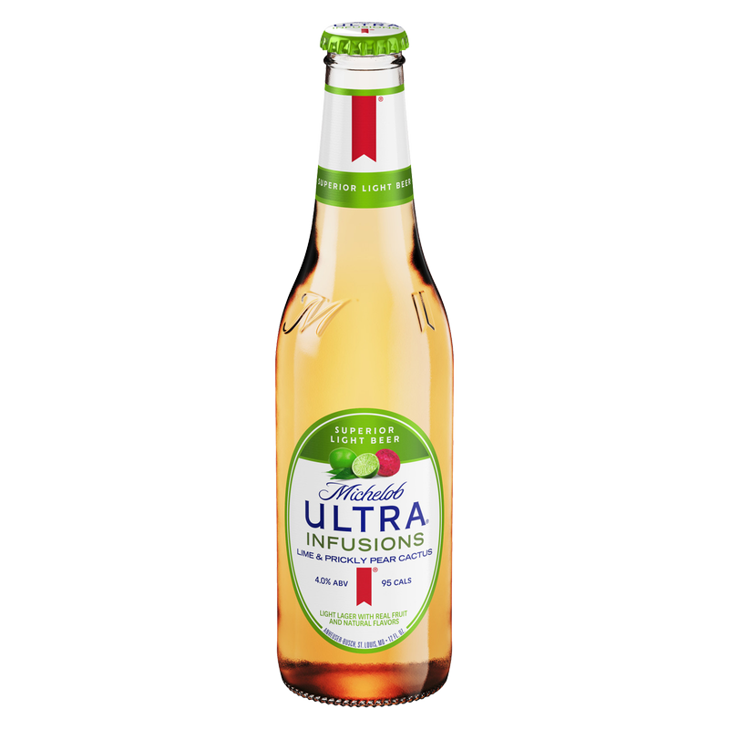 prickly pear cactus alcohol Michelob Ultra Infusions Lime & Prickly Pear Cactus 12pk 12oz Btl