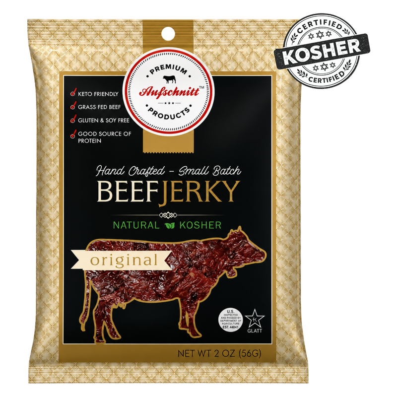 Aufschnitt Kosher Beef Jerky Original, 2oz