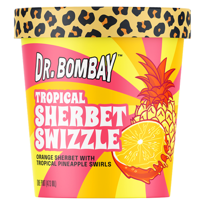 Dr. Bombay Tropical Sherbet Swizzle Ice Cream Pint - Dr. Bombay