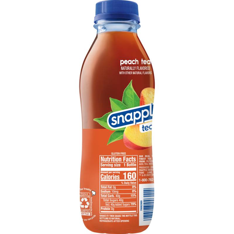 Snapple Peach Tea 16oz Btl