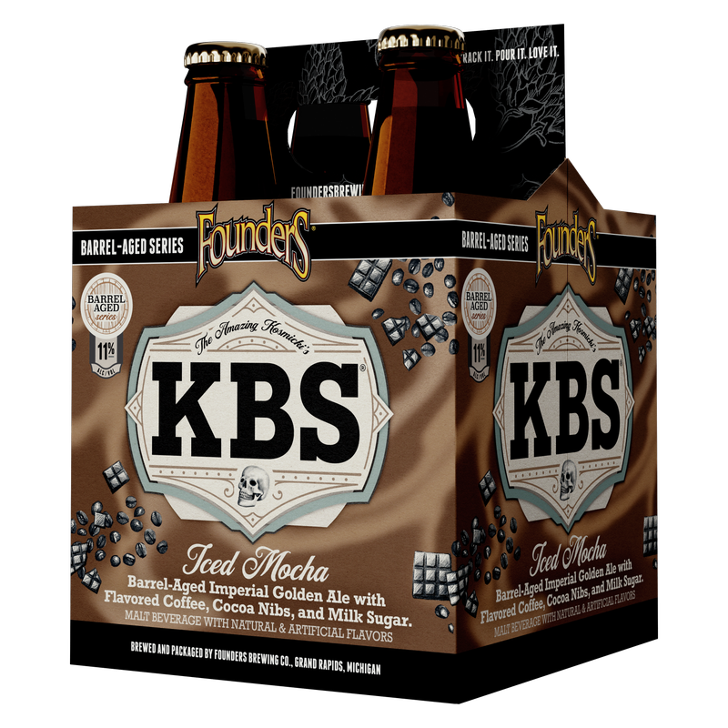 Founders KBS Iced Mocha Golden Ale 4pk 12oz Bottle